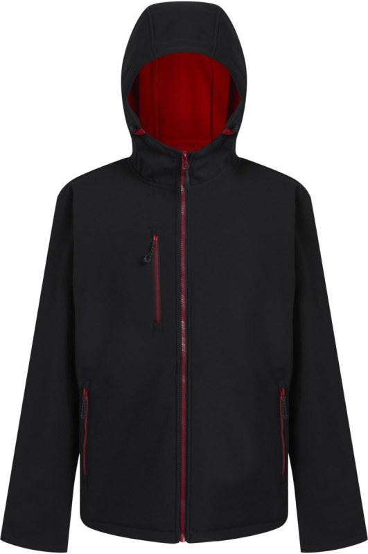 Regatta TRA 705 2-vrstvá softshellová bunda "Navigate" 36.A705 black/classic red