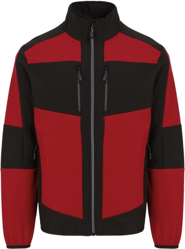 Regatta TRA 753 2-vrstvá softshellová bunda "E-volve" 36.A753 classic red/black