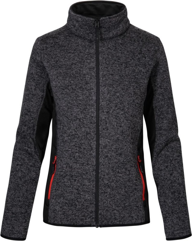 Promodoro 7705 Dámská pracovní pletená fleecová bunda 40.7705 heather graphite
