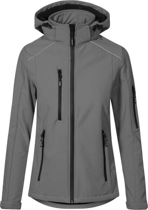 Promodoro 7855 Dámská 3-vrstvá softshellová bunda 40.7855 steel grey