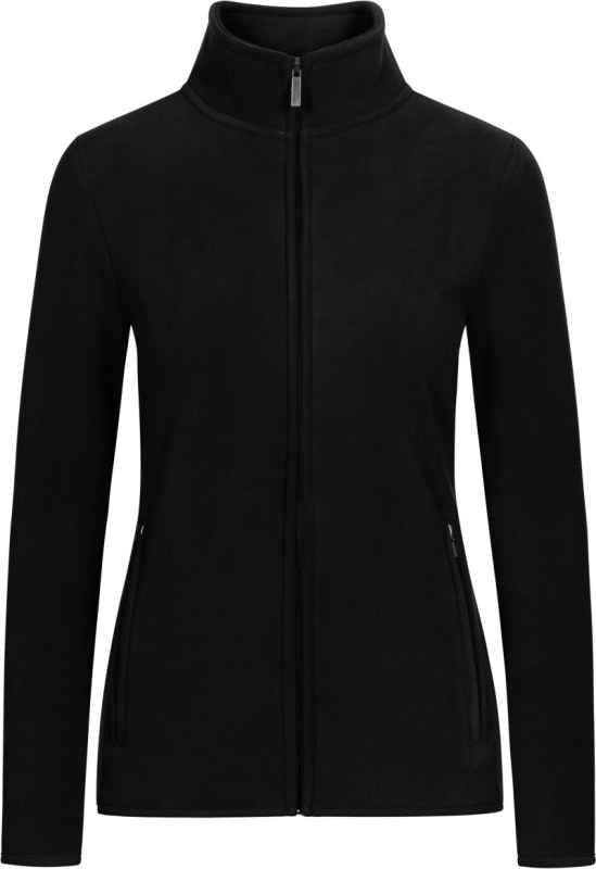 Promodoro 7965 Dámská dvojitá fleecová bunda 40.7965 black/black