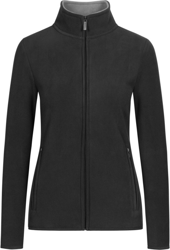 Promodoro 7965 Dámská dvojitá fleecová bunda 40.7965 charcoal/grey
