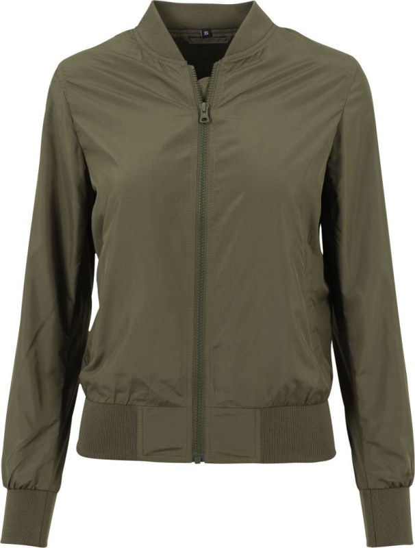 Build your Brand BY 044 Dámská bomber bunda 56.0044 dark olive
