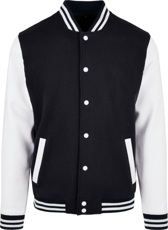 Build your Brand BB 004 College bunda 56.B004 black/white