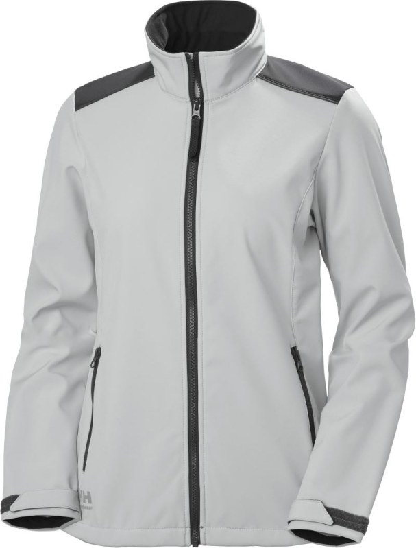 Helly Hansen Manchester 74241 Dámská 2-vrstvá softshellová bunda "Manchester" 59.4241 grey fog/ebony - Dámské oblečení bundy