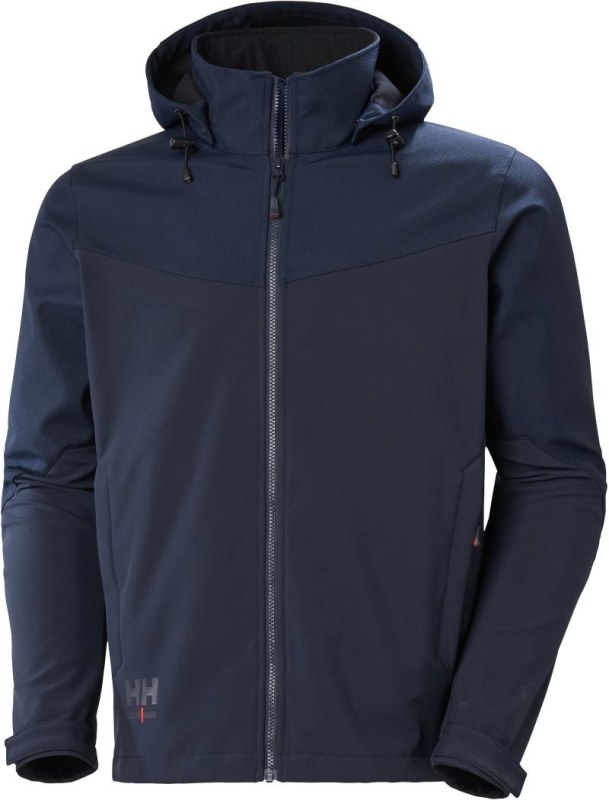 Helly Hansen Oxford 74290 3-vrstvá softshellová bunda s kapucí "Oxford" 59.4290 navy