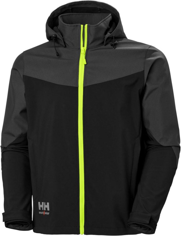 Helly Hansen Oxford 74290 3-vrstvá softshellová bunda s kapucí "Oxford" 59.4290 black/ebony