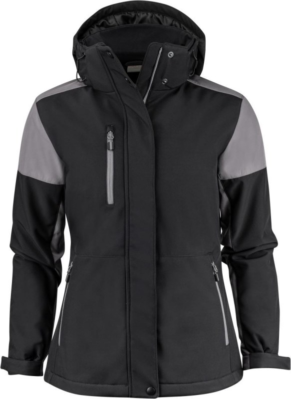 Printer Prime Padded Softshell Women Dámská zimní softshellová bunda 61.1072 black/anthracite