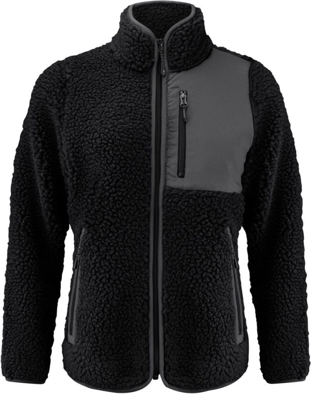 James Harvest Kingsley Fleece Women Dámská fleecová bunda Sherpa "Two-Tone" 62.1504 black