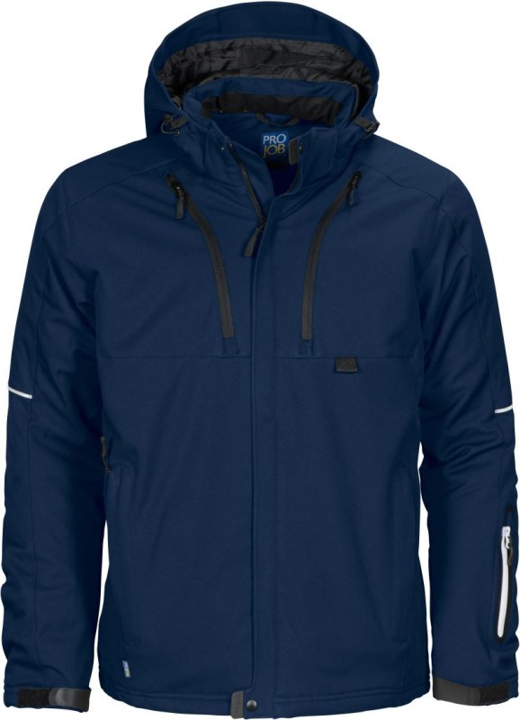 ProJob 3407 Padded Jacket Zateplená pracovní softshellová bunda 64.3407 navy