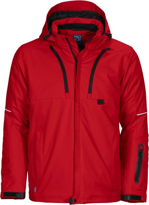 ProJob 3407 Padded Jacket Zateplená pracovní softshellová bunda 64.3407 red