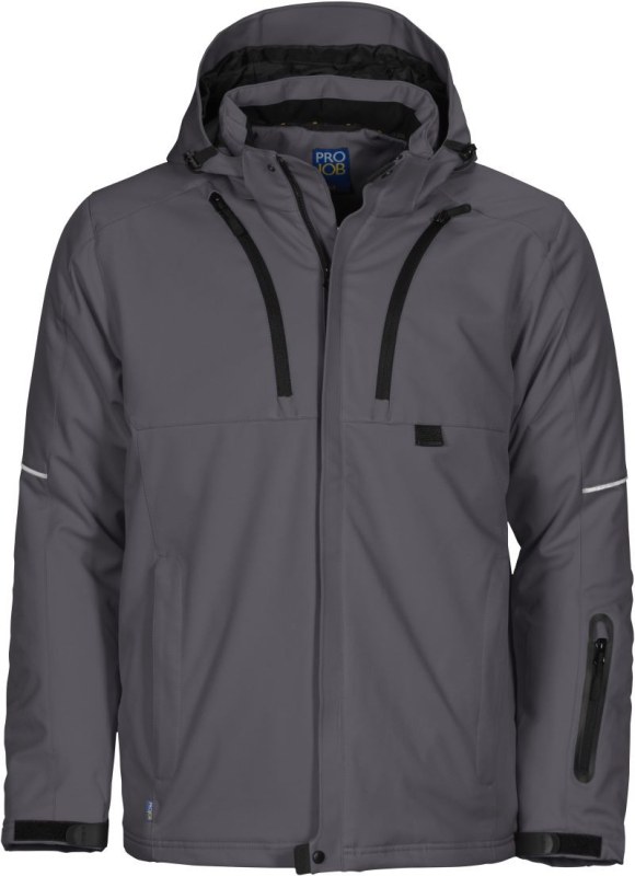 ProJob 3407 Padded Jacket Zateplená pracovní softshellová bunda 64.3407 grey