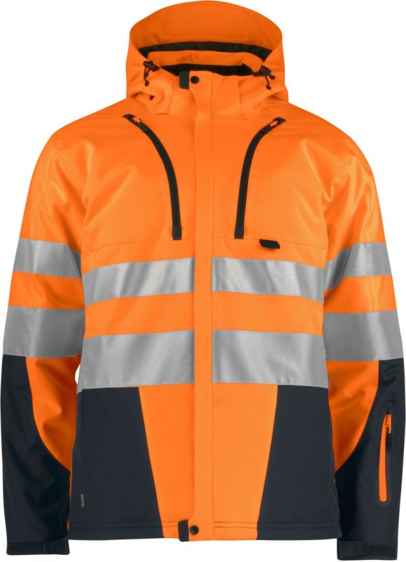 ProJob 6420 Padded Softshell 3-vrstvá bezpečnostní softshellová bunda 64.6420 hi vis orange/black