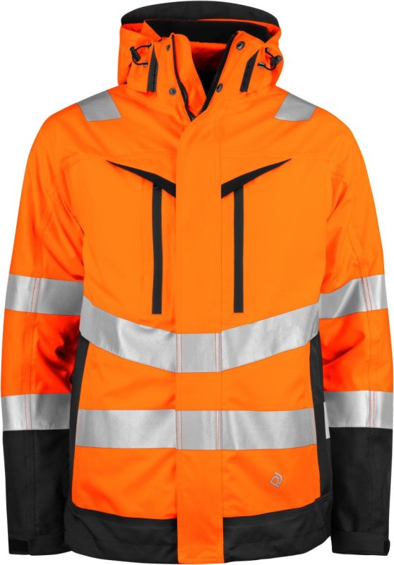 ProJob 6445 Jacket 3-1 3-v-1 bezpečnostní bunda 64.6445 hi vis orange/black