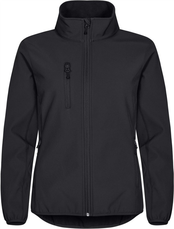 Clique Classic Softshell Jkt W Dámská 3-vrstvá softshellová bunda 67.0915 black