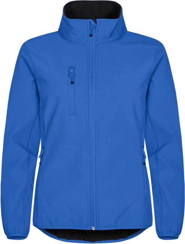 Clique Classic Softshell Jkt W Dámská 3-vrstvá softshellová bunda 67.0915 royal blue