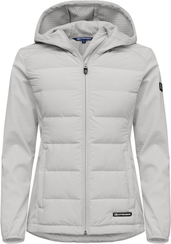 Cutter & Buck Oak Harbor Jacket Women Dámská hybridní bunda 68.1453 silver