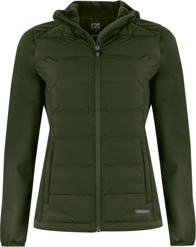 Cutter & Buck Oak Harbor Jacket Women Dámská hybridní bunda 68.1453 ivy green