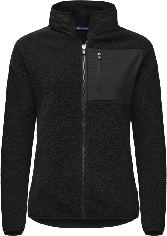 Cutter & Buck Cascade Sherpa Women Dámská fleecová bunda Sherpa 68.1471 black