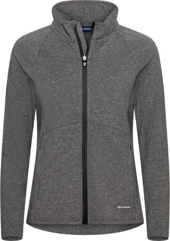 Cutter & Buck Adapt Jacket Women Dámská fleecová bunda 68.8421 anthracite melange - Dámské oblečení bundy
