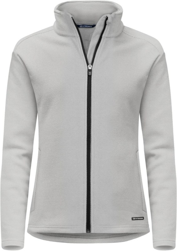 Cutter & Buck Hunts Fleece Jacket Women Dámská fleecová bunda "Hunts Point" 68.8433 silver