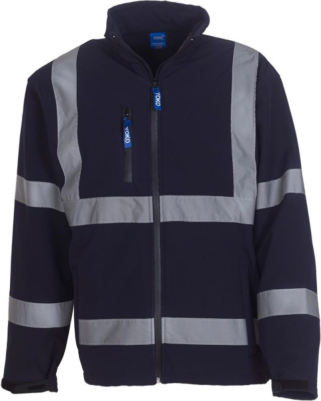 Yoko HVK 09 Hi-Vis softshellová bunda 79.VK09 navy - Dámské oblečení bundy