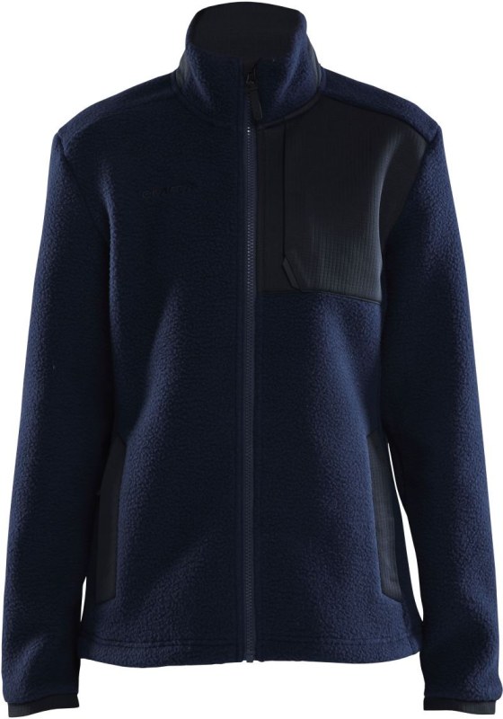 Craft Corporate ADV Pile Fleece Jacket W Dámská fleecová bunda Sherpa 81.2221 blaze/black - Dámské oblečení bundy