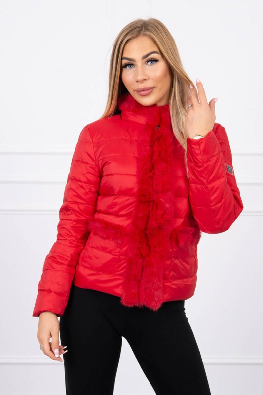 Zimní bunda TIFFI 25 červená - Dámské oblečení bundy