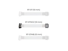 Julimex RT 07 silikonový pásek na krk s&nbsp;plastovou sponou 10 mm