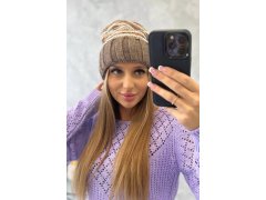 Dámská čepice Feba K330 mocca