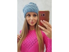 Dámská čepice Dagmara K332 light denim