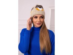 Dámská čepice Ofelia K349 beige