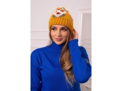 Dámská čepice Ofelia K349 mustard