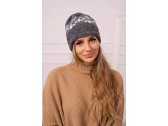 Dámská čepice Kira K374 tmavě šedá