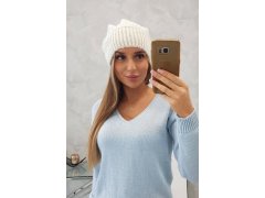 Dámská čepice Ingrid K371 ecru