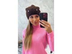 Dámská čepice Ramona K383 hnědá