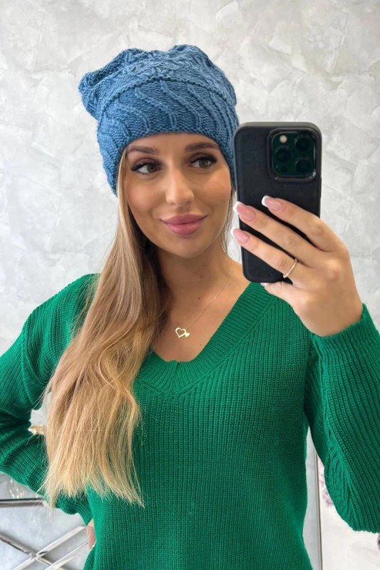 Dámská čepice Dagmara K332 dark denim