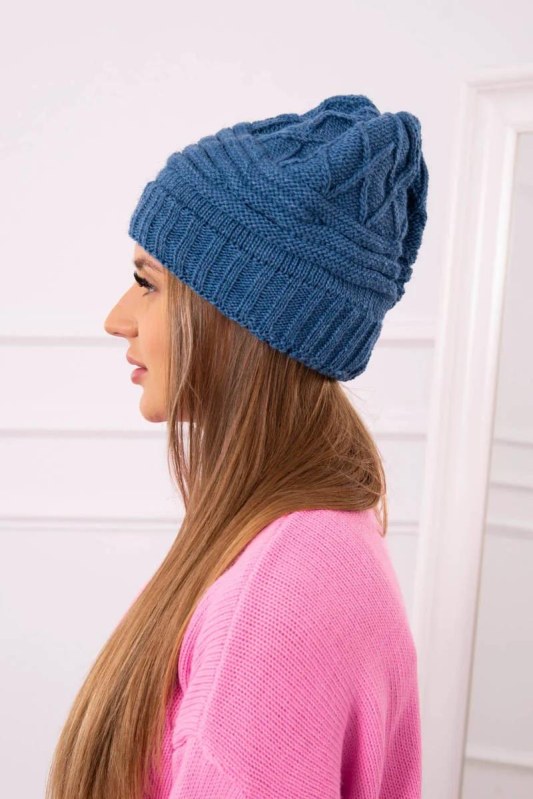 Dámská čepice Elora K336 denim - Dámské oblečení doplňky Čepice a&nbsp;klobouky