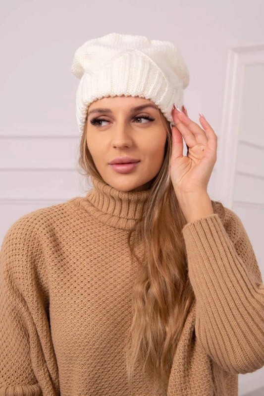 Dámská čepice Liliana K375 ecru