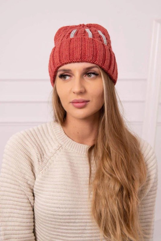 Dámská čepice Selena K384 červená