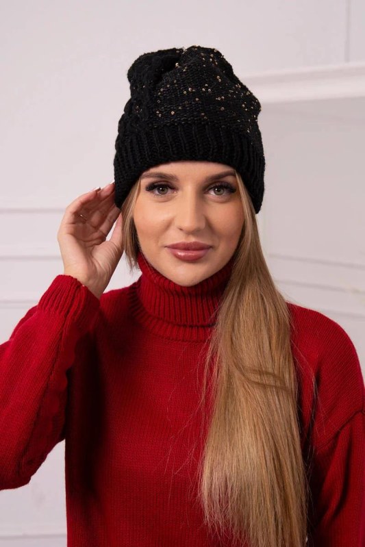 Dámská čepice Amira K359 černá