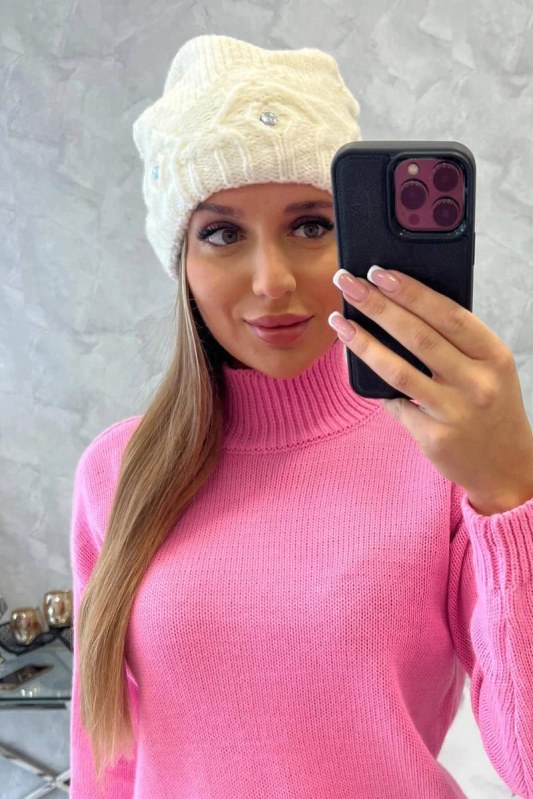 Dámská čepice Ramona K383 ecru