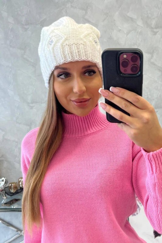 Dámská čepice Ramona K383 bílá