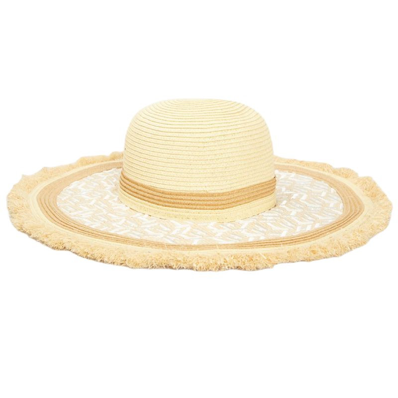 Tommy Hilfiger H Letní slaměný klobouk W AW0AW11803 - Dámské oblečení doplňky Klobouky a kšiltovky