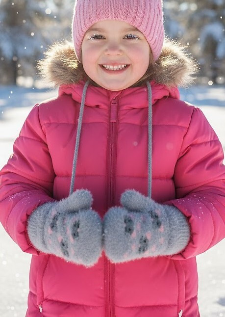 Noviti Rukavice RZ048 Girl Akrylová myš - Dámské oblečení doplňky Rukavice