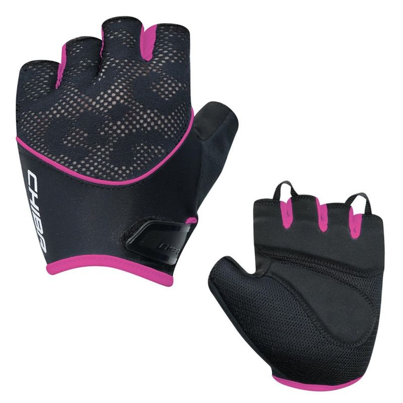 Rukavice CHIBA LADY GEL Black Pink XS - Dámské oblečení doplňky Rukavice