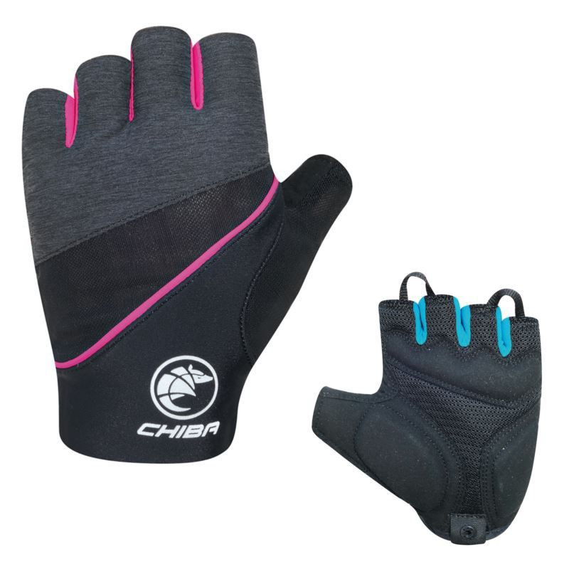 Rukavice CHIBA LADY GEL PREMIUM II, růžové, velikost XS