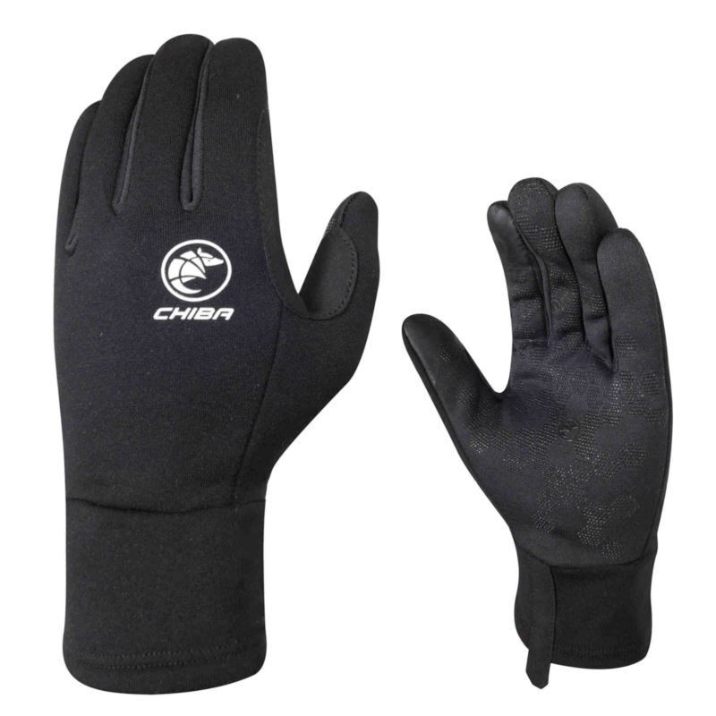 Rukavice CHIBA POLARFLEECE černé XL
