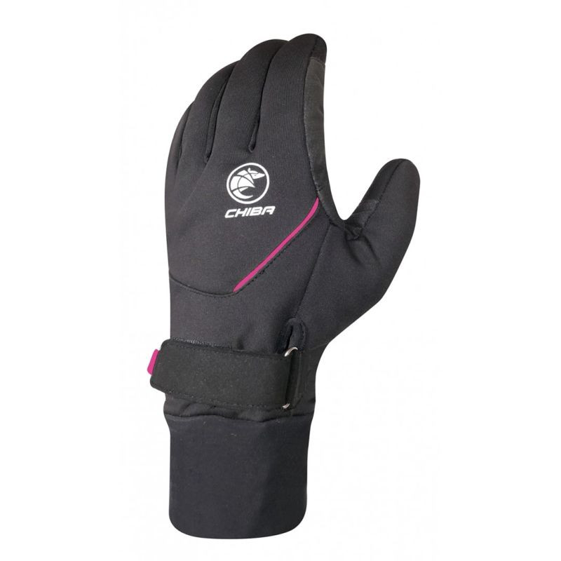 CHIBA Rukavice RAIN PRO černo-růžové S