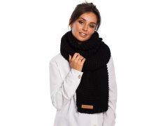 Dlouhá zimní šála BK041 černá - BeWear